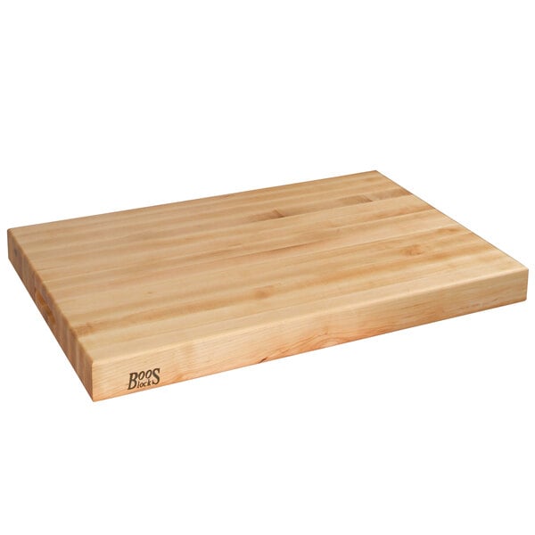 John Boos & Co. 30" x 23" Maple Cutting Board w/ Hand Grips – item 650RA06