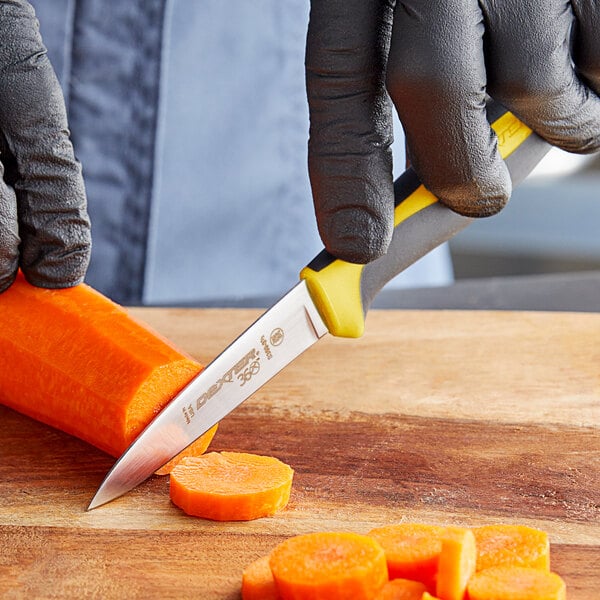 Dexter-Russell 36000Y 360 Paring Knife w/ Yellow Handle – item 21036000Y image 2