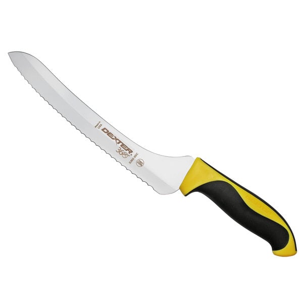 Dexter-Russell 36008Y 360 Bread Knife w/ Yellow Handle – item 21036008Y