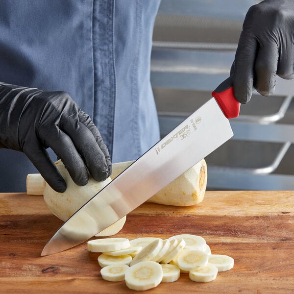 Dexter-Russell 36006R 360 Series Chef Knife w/ Red Handle – item 21036006R image 2