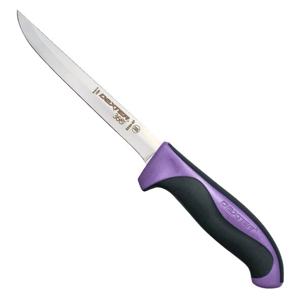 Dexter-Russell Boning Knife w/ Purple Allergen-Free Handle – item 21036002P