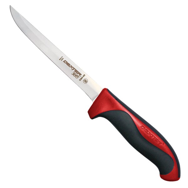 Dexter-Russell 36001R 360 Series Boning Knife w/ Red Handle – item 21036001R
