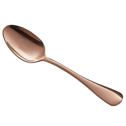 Acopa Vernon Rose Gold 7 7/16" Oval Bowl Dessert Spoon – item 267800003RG