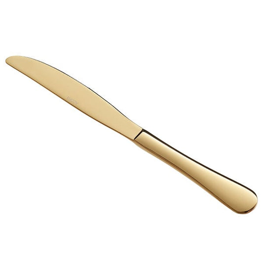 Acopa Vernon Gold 9 3/16" Heavy Dinner Knife – item 267800008G