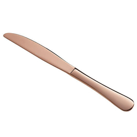 Acopa Vernon Rose Gold 9 3/16" Heavy Dinner Knife – item 267800008RG