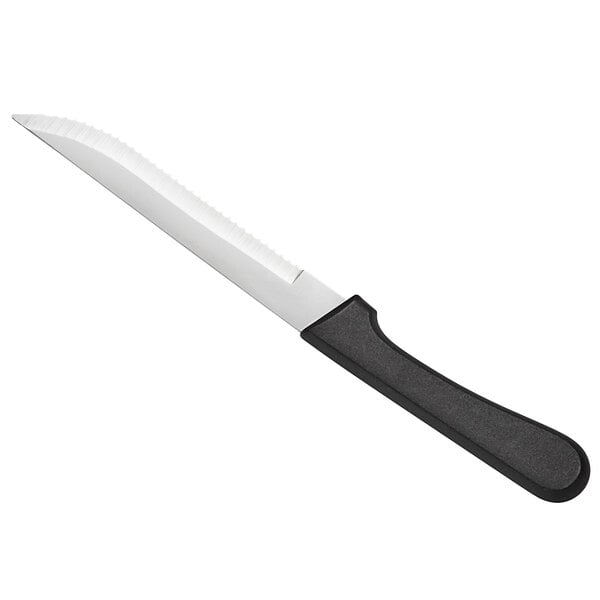 Choi Steak Knife w/ Black Polypropylene Handle & Pointed Tip – item 17620202