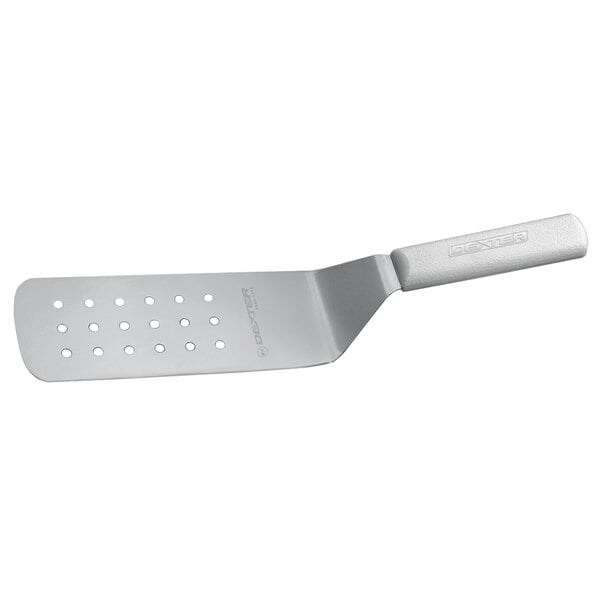 Dexter-Russel Perforated Turner - White Polypropylene Handle – item 21019703