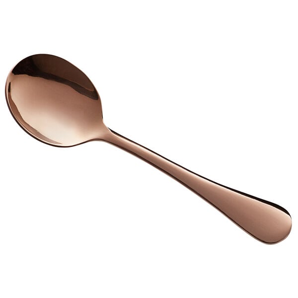 Acopa Vernon Rose Gold 6 1/16" Heavy Bouillon Spoon – item 267800002RG