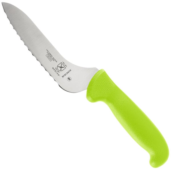 Mercer Culinary M18134GR Bread Knife - Green Handle – item 470M18134GR