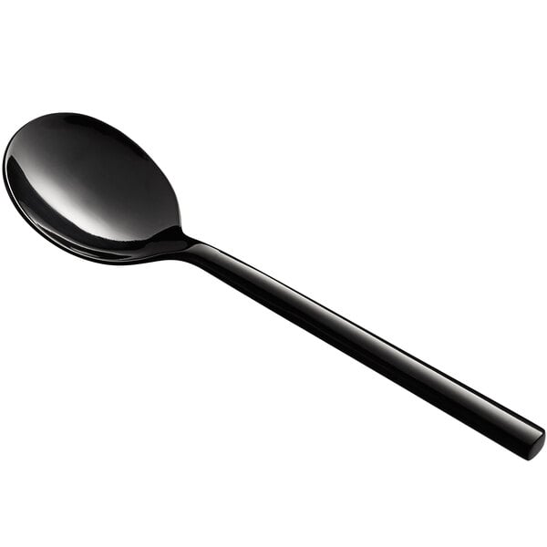Acopa Phoenix Black 6 1/4" Bouillon Spoon – item 267810002B