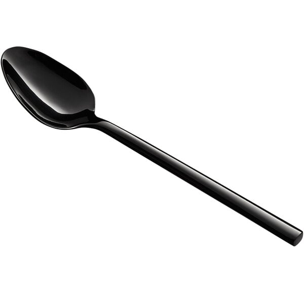Acopa Phoenix Black 7 3/4" Dinner / Dessert Spoon – item 267810003B