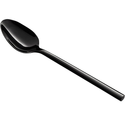 Acopa Phoenix Black 7 3/4" Dinner / Dessert Spoon – item 267810003B