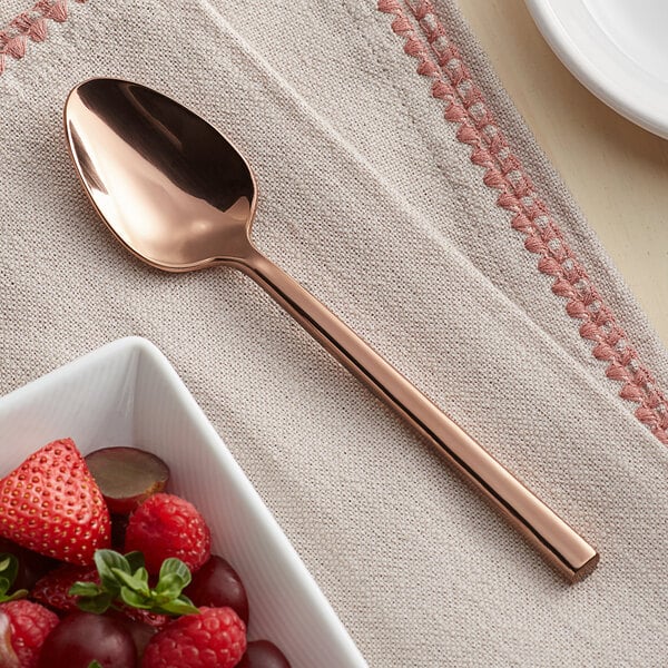 Acopa Phoenix Rose Gold 6 1/2" Teaspoon – item 267810001RG image 2
