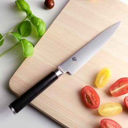 Shun DM0701 Classic 6" Utility Knife w/ Wood Handle – item 921DM0701 image 2