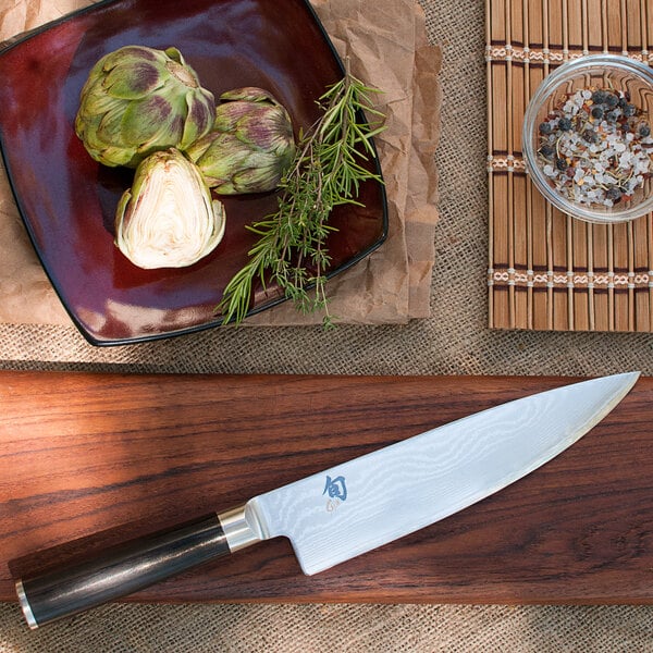 Shun DM0706 Classic 8" Chef Knife w/ Wood Handle – item 921DM0706 image 2