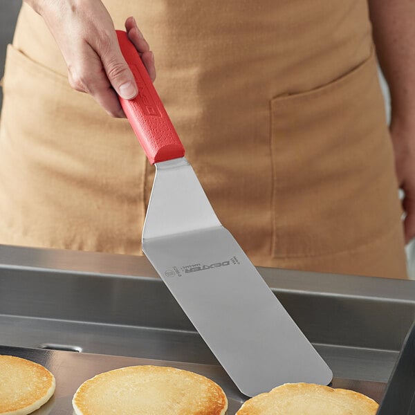 Dexter-Russell 19693R Sani-Safe Turner - Red Plastic Handle – item 21019693R image 2