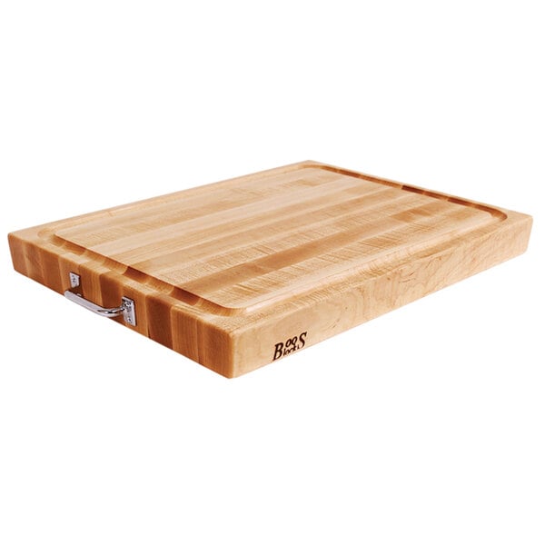 John Boos & Co. 24" x 18" Cutting Board w/ Chrome Handles – item 650RAFR2418
