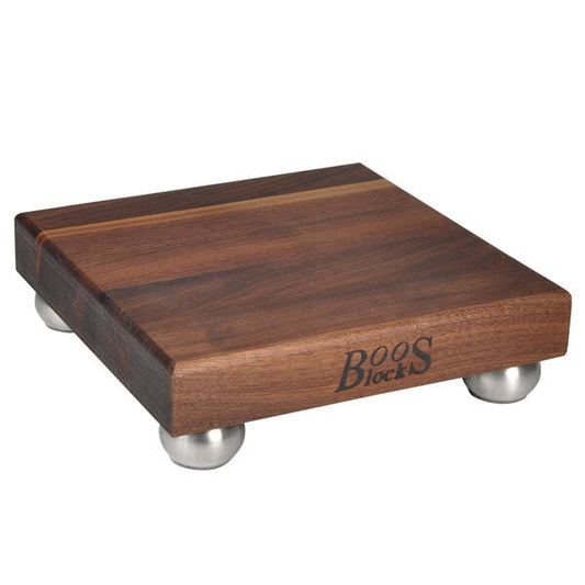 John Boos & Co. Cutting Board w/ Stainless Steel Bun Feet – item 650WAL9SS
