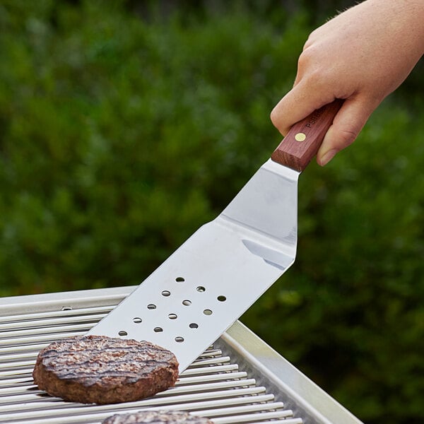 Dexter-Russell 19700 Perforated Turner - Rosewood Handle – item 21019700 image 2