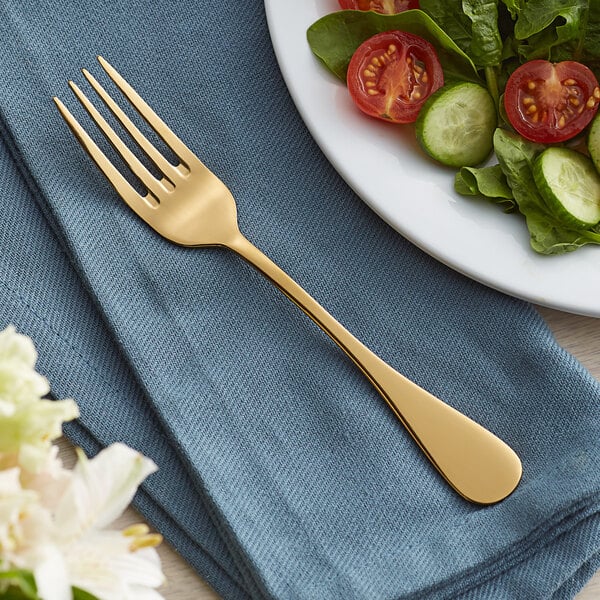 Acopa Vernon 6 3/4" Heavy Salad / Dessert Fork – item 267800006G image 2