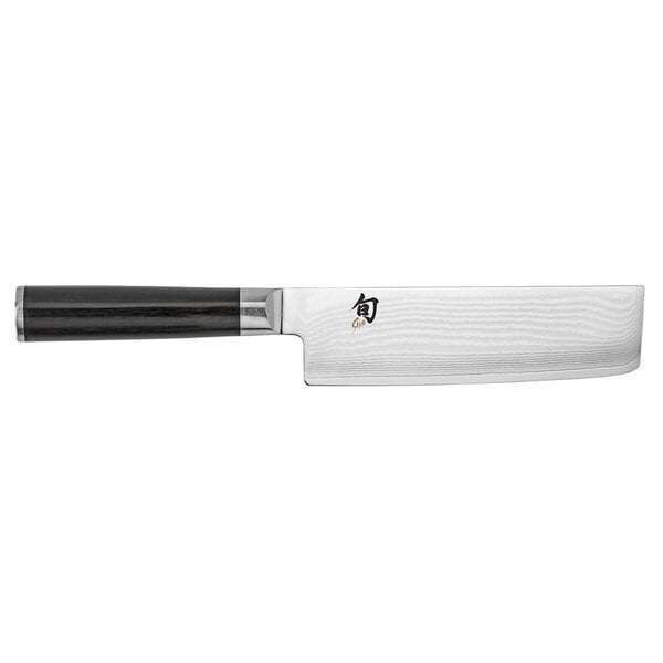 Shun DM0728 Classic 6 1/2" Nakiri Knife w/ Wood Handle – item 921DM0728