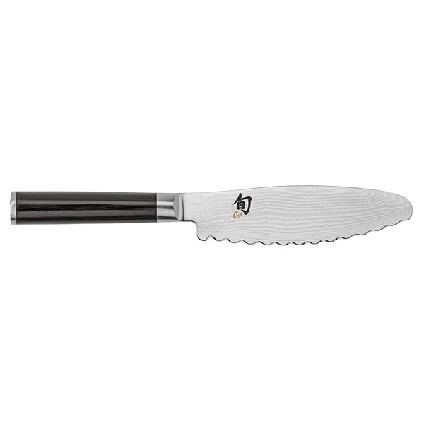 Shun DM0741 Classic 6" Ultimate Utility Knife w/ Wood Handle – item 921DM0741