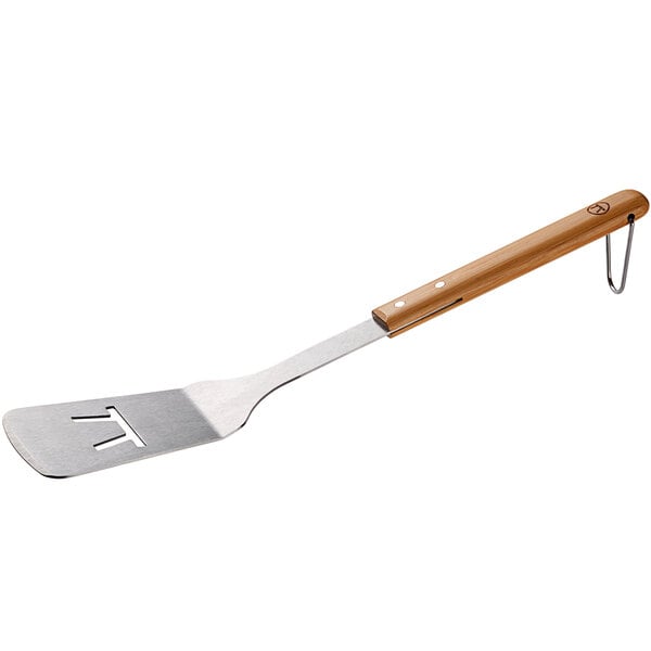 Outset QV10 18" Slotted Turner w/ Bamboo Handle – item 714QV10