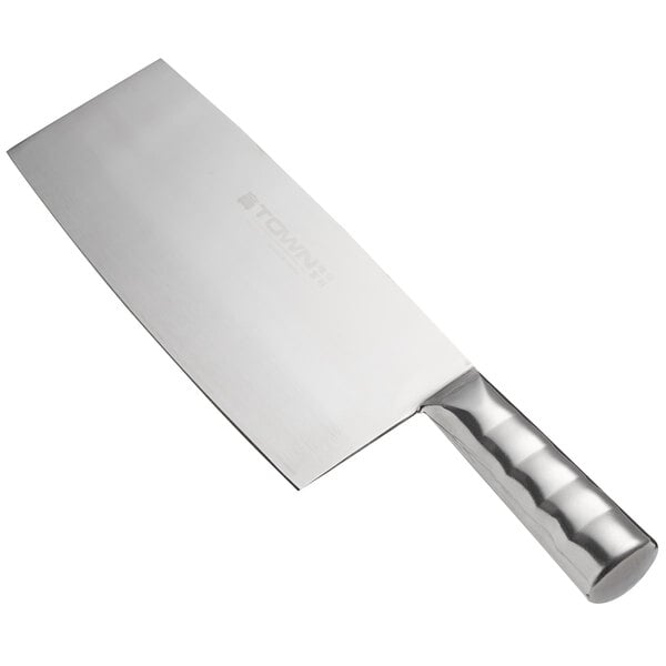 Town 47322 8" Medium Blade One-Piece Cleaver – item 88547322