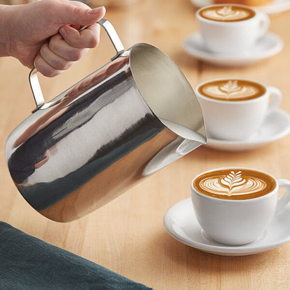 Choice 66 oz. Polished Stainless Frothing Pitcher – item 176FROTHP66 image 2