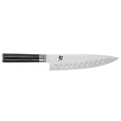 Shun DM0719 Classic 8" Hollow Chef Knife w/ Wood Handle – item 921DM0719