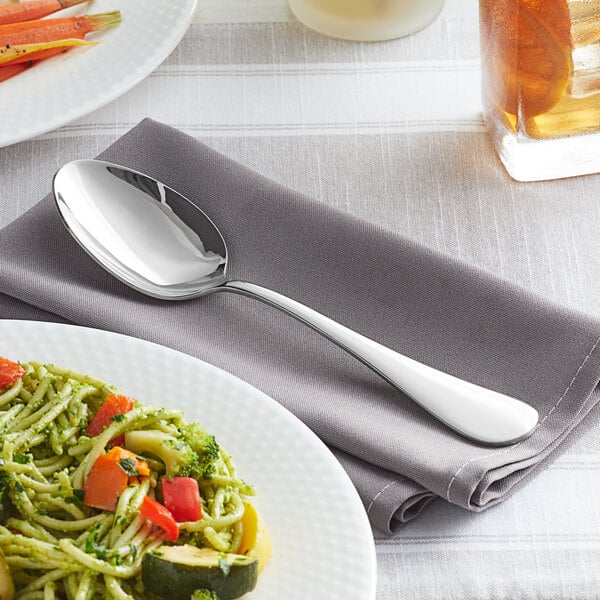 Acopa Vernon 8 1/4" Heavy Tablespoon / Serving Spoon – item 267800010 image 2