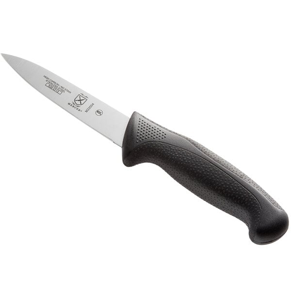 Merc Paring Knife w/ Black Polypropylene & Santoprene Handle – item 470M22004