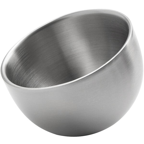 American Metalcraft 5 oz. Double Wall Angled Serving Bowl – item 124DWSS5