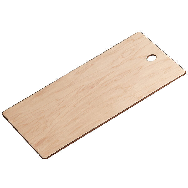 American Metalcraft 17" x 9" Maple Pressed Serving Board – item 124MBSB17
