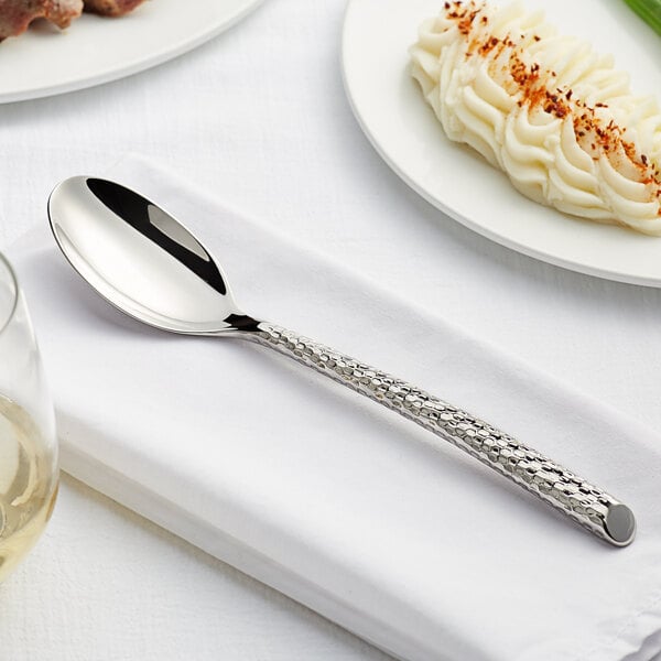 Acopa Iris 8 1/2" X-Heavy Oval Bowl Dinner / Dessert Spoon – item 267840803 image 2