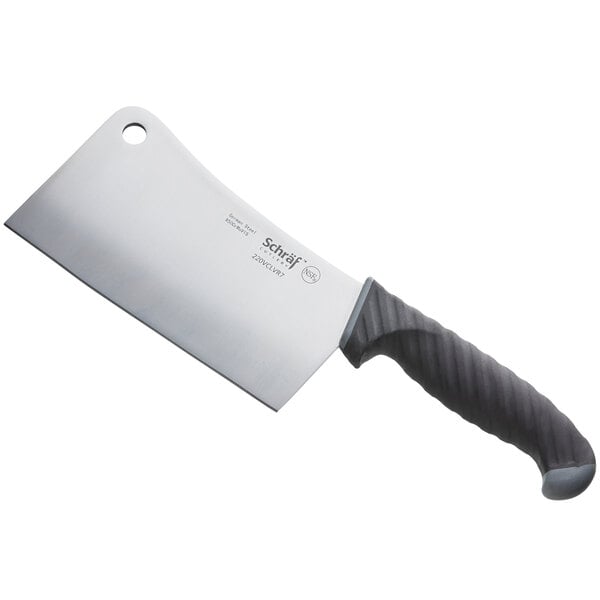 Schraf 7" Cleaver w/ TPRgrip Handle – item 220VCLVR7