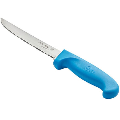 Choice 6" Serrated Edge Utility Knife w/ Handle – item 220KUTLSRBL6