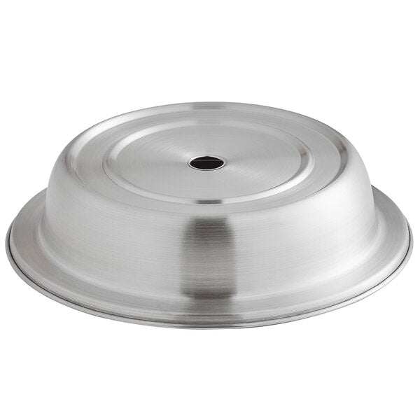 American Metalcraft 9 5/8"-9 7/8" Satin Plate Cover – item 124PC0988S
