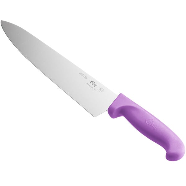 Choice 10" Chef Knife w/ Purple Allergen-Free Handle – item 220KCHEF10PU