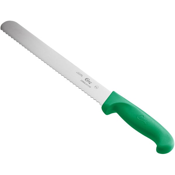Choice 10" Serrated Edge Bread Knife w/ Handle – item 220KSLCS10GR