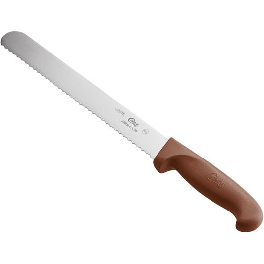 Choice 10" Serrated Edge Bread Knife w/ Handle – item 220KSLCS10BR