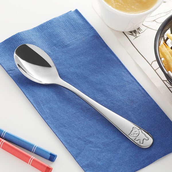 Acopa Children's Flatware 6 3/8" Medium Dinner Spoon – item 267260003 image 2