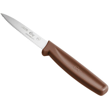 Choice 3 1/4" Serrated Edge Paring Knife w/ Handle – item 220KPRSR325N