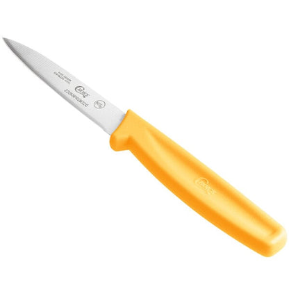 Choice 3 1/4" Smooth Edge Paring Knife w/ Neon Orange Handle – item 220KNPRSM32O