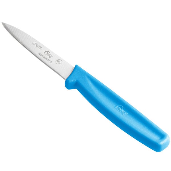 Choice 3 1/4" Smooth Edge Paring Knife w/ Handle – item 220KPRSM325B