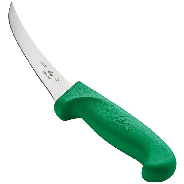 Choice 6" Curved Stiff Boning Knife w/ Handle – item 220KBNC6SFGR