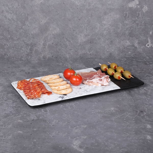 Elite Global Solutions Horizon Slate 14 1/4" Serving Board – item 330M714RCSMB