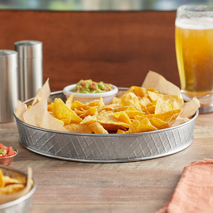 Tablecraft 10035 Lattice 10 1/2" Stainless Serving Platter – item 80810035 image 2
