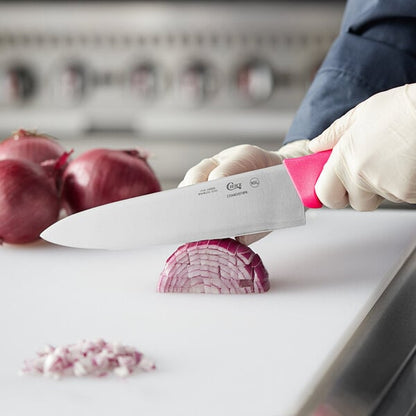 Choice 8" Chef Knife w/ Neon Pink Handle – item 220KNCHEF8PK image 2