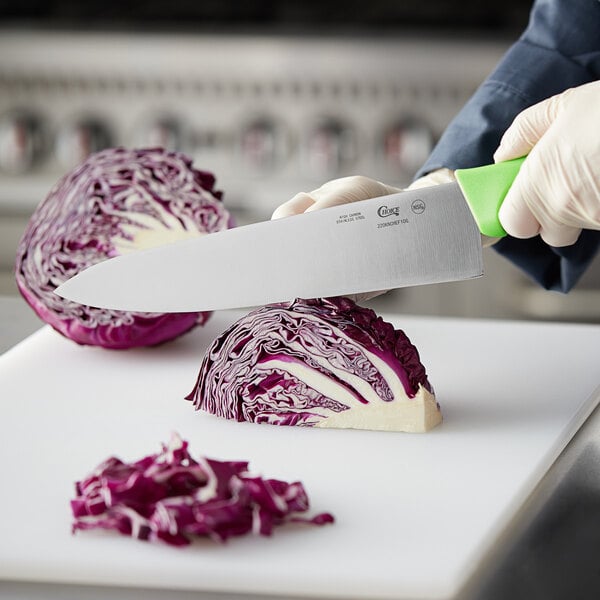 Choice 10" Chef Knife w/ Neon Handle – item 220KNCHEF10G image 2